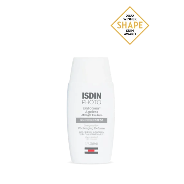 Eryfotona Ageless Ultralight tinted mineral sunscreen SPF 50 ISDIN f